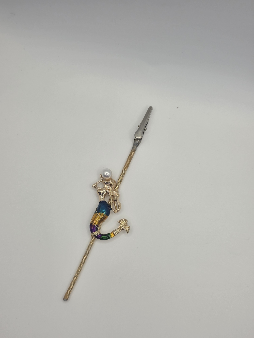 Gold Tone Mermaid Clip